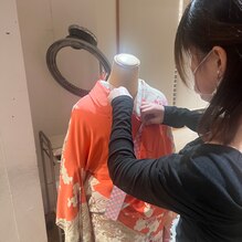 着付けレッスン風景☆