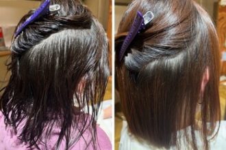 乾かしただけでまとまる